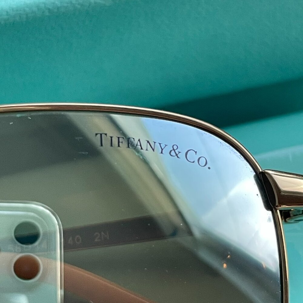 Tiffany & Co. TF3044 Mirrored Aviator Sunglasses - Picture 11 of 12